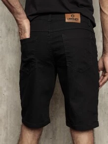 Men Shorts - 黑色 - 查看 5
