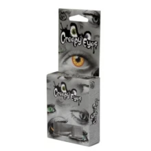 Pupilentes  Blanco Creepy Eyes Accesorio Cosplay Halloween - Rojo - Ver 2