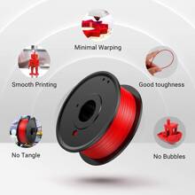 EasyThreed 3D 打印耗材 PLA 250g 优质光滑表面，80M 长度 1.75mm 直径 3D 打印机耗材 3D 打印机 PLA 耗材 - 白色 - 查看 3