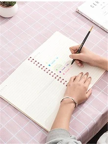 1pc Household Oilproof & Heat-resistant Tablecloth, Clear&fresh Grid Pattern,waterproof & Wrinkle-free Table Cover For Tea Table - Pink - View 7