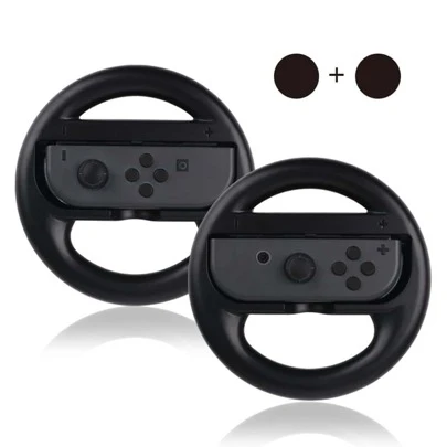 2pcs Gamepad Steering Wheel Compatible With Nintendo Switch Joy-Con