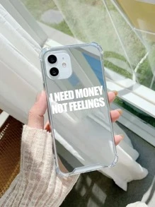 1 个带金钱图案的镜面保护壳，四角气囊防摔手机壳，男女通用的化妆全包裹外壳，兼容 Iphone 11/12/13/14/6/6s/6 Plus/7/8/Se/7 Plus/8 Plus/X/Xs Max/Xr/11 Pro/12 Pro/13 Pro/14 Pro/12 Mini/13 Mini/11 Pro Max/12 Pro Max/13 Pro Max/14 Pro Max/14 Plus - 彩色 - 查看 3