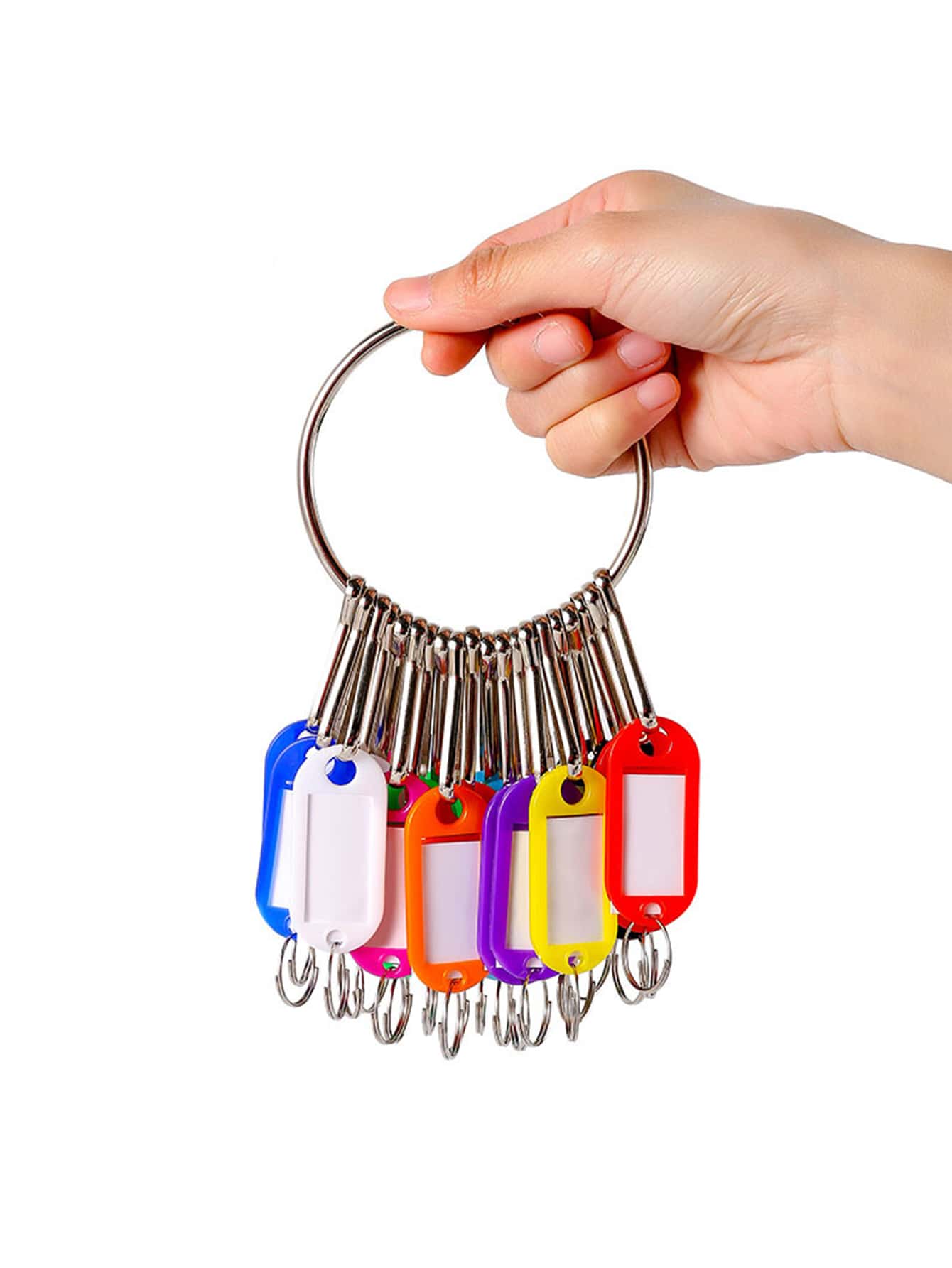 Llavero para , clave Organizador , Llavero Soporte , Llavero con etiqueta , clave almacenamiento , clave Etiquetas , clave Ganchos para propiedad - Beis - Ver 1