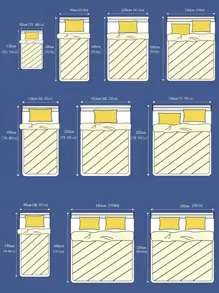1 pezzo Copripiumino monocolore, traspirante e delicato sulla pelle, lenzuolo a fascia, coprimaterasso, copriletto da camera da letto, biancheria da letto rosa, bianca, nera per un letto singolo, set di biancheria da letto oversize multicolore per un letto matrimoniale (senza federe e cuscini) - celeste - Visualizzare 6