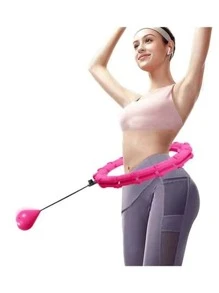 Vòng tập thể dục thông minh không bị rơi, thiết kế có thể điều chỉnh và tháo rời - Hồng - Xem 1