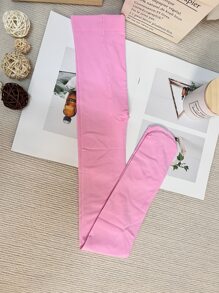 1 Pair 100D Candy Color Ladies Pantyhose - Pink - View 6