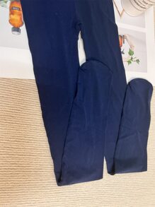 1對絲絨100D糖果色女士連褲襪