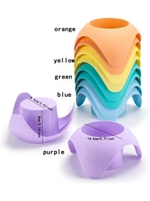 Outdoor Beach Cup Holder Plastic Cup Tray - Multicolor - View 7