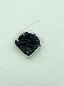 30片装睫毛夹替换垫，白色硅胶材质，适用于通用睫毛夹，带透明收纳盒，可用于化妆、家居装饰、梳妆台、旅行、卧室等场合，是化妆配件、睫毛夹的理想之选，也是圣诞礼物、礼品、女士礼物、圣诞礼物、赠品等必备单品。 - 黑色 - 查看 5