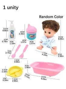 嬰兒乙烯基玩偶柔軟的玩偶女孩男生過家家玩具兒童玩偶嬰兒乙烯基玩偶柔軟的玩偶女孩男生過家家玩具兒童玩偶 - 彩色 - 查看 6