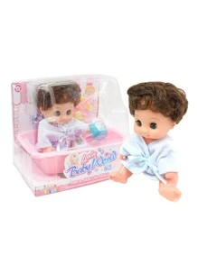 嬰兒乙烯基玩偶柔軟的玩偶女孩男生過家家玩具兒童玩偶嬰兒乙烯基玩偶柔軟的玩偶女孩男生過家家玩具兒童玩偶 - 彩色 - 查看 3