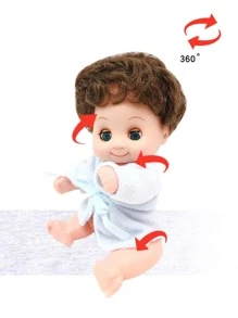 嬰兒乙烯基玩偶柔軟的玩偶女孩男生過家家玩具兒童玩偶嬰兒乙烯基玩偶柔軟的玩偶女孩男生過家家玩具兒童玩偶 - 彩色 - 查看 5