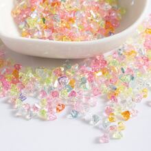 de color mixto de resina Manicura con diamante de imitación decoraciones - Multicolor - Ver 5