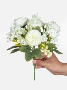 1PC Hoa mẫu đơn nhân tạo lớn Bó hoa cẩm tú cầu lụa Trang trí đám cưới Chất liệu vòng hoa tự làm, Hoa cầm tay cô dâu, Hoa cổ tay, Hoa ngực, Phụ kiện trang trí hoa đầu, Trang trí xe cưới, Trang trí vòm ngang, Nhà, Phòng ăn, Phòng ngủ, Trang trí bình hoa, Trang trí tiệc sinh nhật Vật Liệu, Quà Tặng Lễ Tình Nhân Và Năm Mới - Màu be - Xem 5