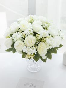 1PC Hoa mẫu đơn nhân tạo lớn Bó hoa cẩm tú cầu lụa Trang trí đám cưới Chất liệu vòng hoa tự làm, Hoa cầm tay cô dâu, Hoa cổ tay, Hoa ngực, Phụ kiện trang trí hoa đầu, Trang trí xe cưới, Trang trí vòm ngang, Nhà, Phòng ăn, Phòng ngủ, Trang trí bình hoa, Trang trí tiệc sinh nhật Vật Liệu, Quà Tặng Lễ Tình Nhân Và Năm Mới - Màu be - Xem 2