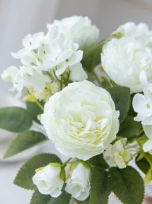 1PC Hoa mẫu đơn nhân tạo lớn Bó hoa cẩm tú cầu lụa Trang trí đám cưới Chất liệu vòng hoa tự làm, Hoa cầm tay cô dâu, Hoa cổ tay, Hoa ngực, Phụ kiện trang trí hoa đầu, Trang trí xe cưới, Trang trí vòm ngang, Nhà, Phòng ăn, Phòng ngủ, Trang trí bình hoa, Trang trí tiệc sinh nhật Vật Liệu, Quà Tặng Lễ Tình Nhân Và Năm Mới - Màu be - Xem 6