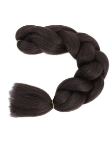 棕色辮子接發24寸1包合成耐高溫彩虹巨型辮子發麻花鉤針女發