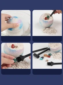 Puzzle Archaeological Digging Toys, Gemstone Digging Kit, Planet Exploration Set - Multicolor - View 2