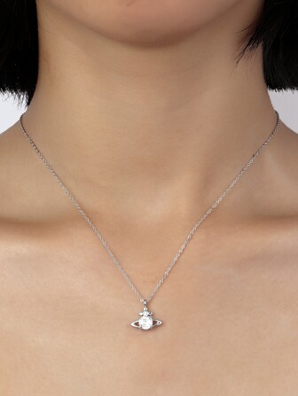 1 Pièce Collier De Chaîne De Clavicule Minimaliste Incrusté De Luxe Et À La Mode, Design Unique
