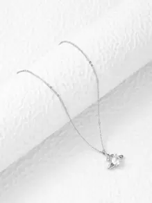 1 Peça Colar De Corrente De Clavícula Minimalista Com Inserção Luxuosa E Fashion, Design Único