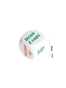 2.5cm Alphabet Graphic Dice - Multicolor - View 3