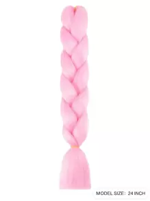 Brown Braided hair extension 24 "1 package synthetic high temperature Rainbow Giant braided hair Twist crochet female hair