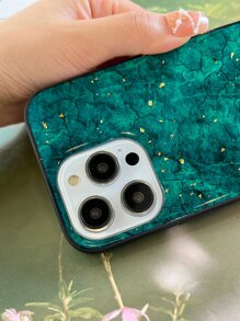 Etui na telefon z wzorem marmuru - Zielony - Zobacz 7