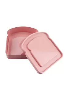 1 件竹纤维便携式午餐盒，适用于吐司、面包、三明治；大容量便当盒、厨房、圣诞礼物