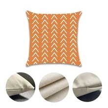 4入組幾何樣式靠墊套不附帶墊芯