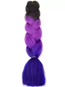棕色辮子接發24寸1包合成耐高溫彩虹巨型辮子發麻花鉤針女發
