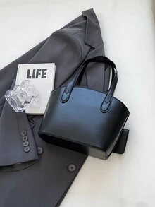 Fashionable Black Shoulder Bag 24 * 18 * 10Cm Complimentary Coin Purse Women's Bag - Black - View 6