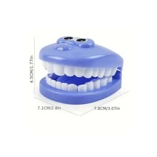 9pcs Kids' Pretend Play Dentist Toy Set With Dental Tools And Accessories - Pink - View 5