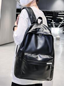 peach tree 胸包、新款单肩包、户外背包、骑行腰包、运动休闲斜挎包、手机包、复古款、工作包 - 黑色 - 查看 4