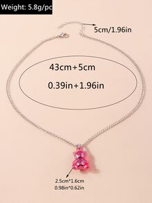 Collares con Colgantes - Rojo - Ver 7