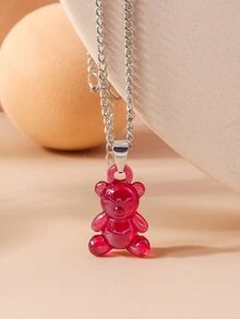 Collares con Colgantes - Rojo - Ver 1