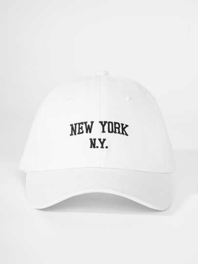 1入組男士棒球帽帶字母刺繡