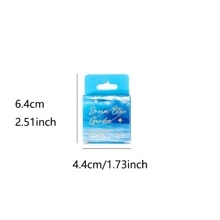 CANDY POETRY 1盒 45入組風景照片和金箔英文短語裝飾貼紙，適用於DIY藝術項目、筆記本電腦、剪貼簿、日記本、辦公室和學校用品 - 紫色 - 查看 4