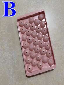 1入組矽膠冰塊模具 - 粉色 - 查看 7