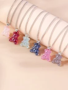 Collares con Colgantes - Rojo - Ver 2