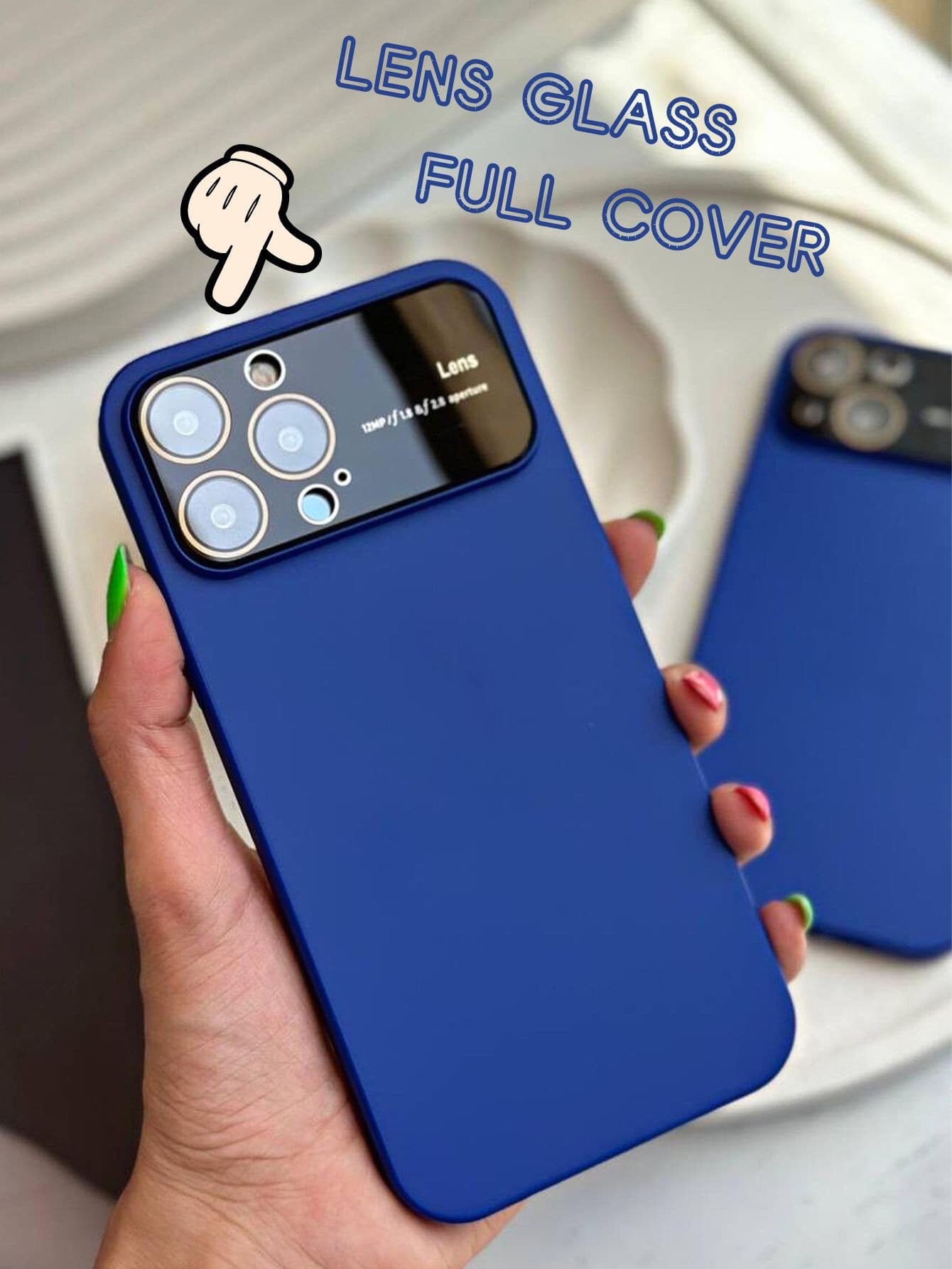 Minimalist Phone Case - Royal Blue - View 1