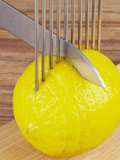 إبرة قطع البصل الفولاذية المقاوم للصدأ 1 قطعة، أداة مطبخ، شوكة بصل، إدخال الفواكه، أدوات مطبخ، تخييم،