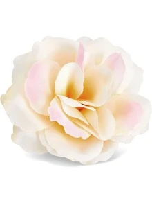 10/15/20/25/30 Pack Royal Blue Roses Artificial Flowers Bulk, 3 Inch Stemless Faux Silk Roses For Decorations, Wedding, Faux Bouquets - Champagne - View 3