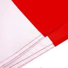 加拿大國旗3X5腳圖案100D滌綸旗帶生動顏色和黃銅扣眼 - 紅白色 - 查看 9