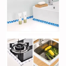 1入組廚房防水防黴膠帶瓷磚縫隙密封條