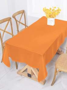 Due  jeheo moderno sencillo rural estilo Mantel para Vajilla mesa Decoración , café Mantel , TV Armario Funda , Decoración de boda , festivo regalo - Naranja - Ver 3