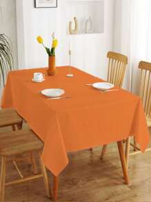 Due  jeheo moderno sencillo rural estilo Mantel para Vajilla mesa Decoración , café Mantel , TV Armario Funda , Decoración de boda , festivo regalo - Naranja - Ver 1