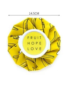 1 Piece/Portable Ice Bag/Heat Bag, Multi-Purpose Reusable, Cooling Ice Bag In Summer, Keeping Warm In Winter, Home Outdoor - Yellow - View 2