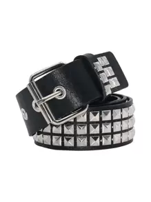 Street 1PC Stylish Punk Style Rivet Decor Versatile Jeans Belt Dress Belt Halloween Summer, School Fall, Autumn, Halloween