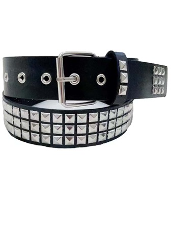 Street 1PC Stylish Punk Style Rivet Decor Versatile Jeans Belt Dress Belt Halloween Summer, School Fall, Autumn, Halloween