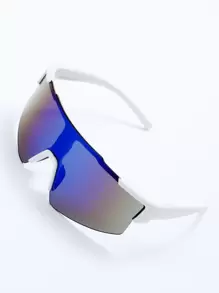 POLASUP 1pc Cycling & Outdoor Sports Goggles With Detachable Strap, Eyeglasses Case Gift Set, Available In Black, White, Blue, Purple, Red, Pink, Suitable For Men And Women, All Seasons Sports For Driving, Fishing, Camping, Cycling, Hiking, Running